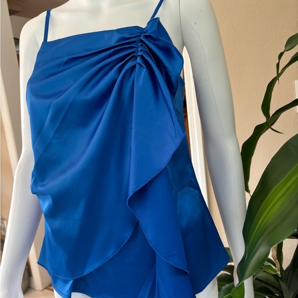 NWOT Elegant Blue Women's Top - Picture 8 of 8